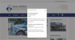 Desktop Screenshot of daintyrubbish.com